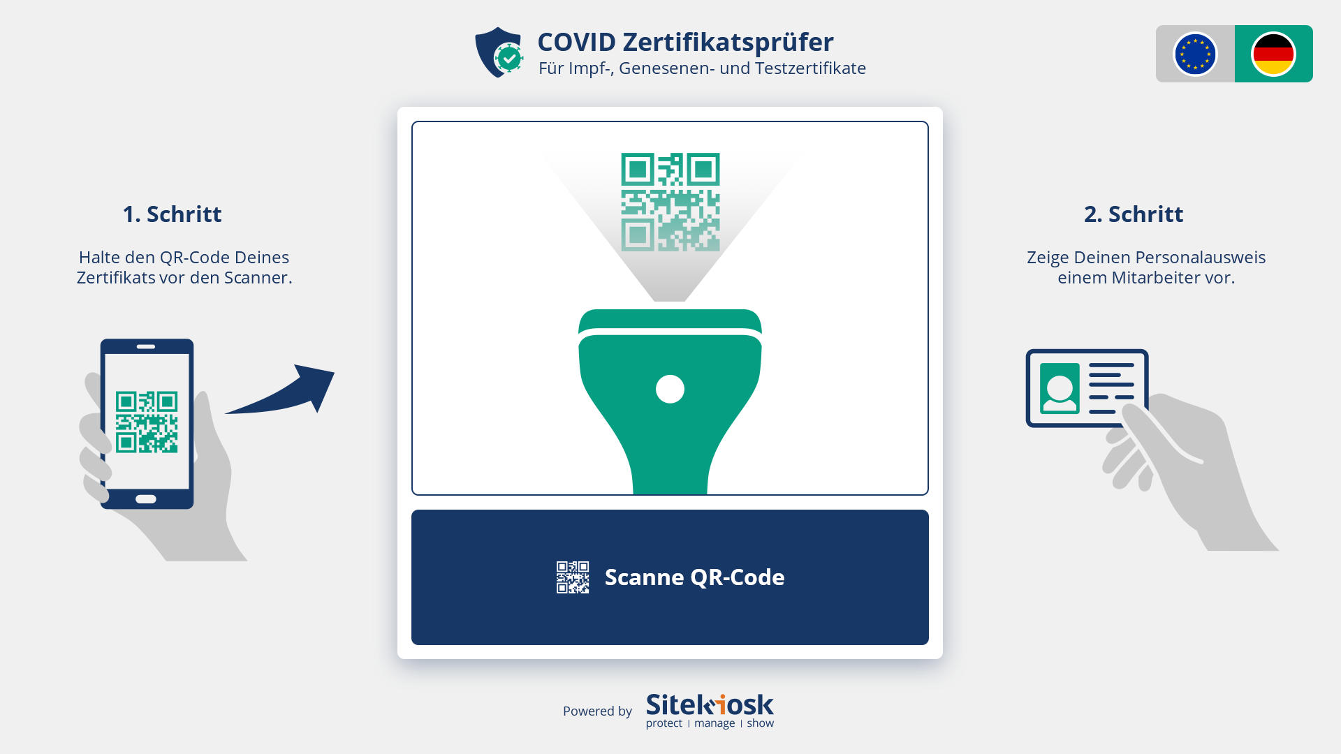 Display Scan QR Code