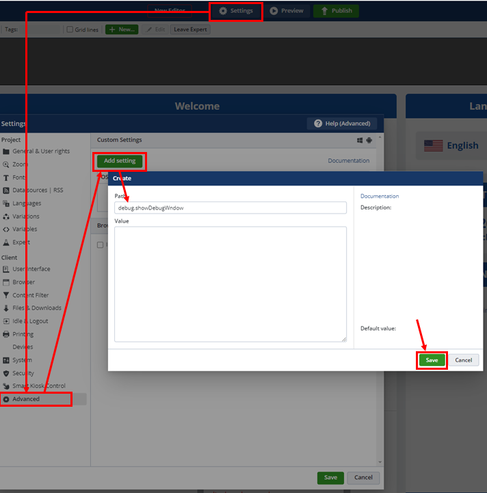 Webpage debugging