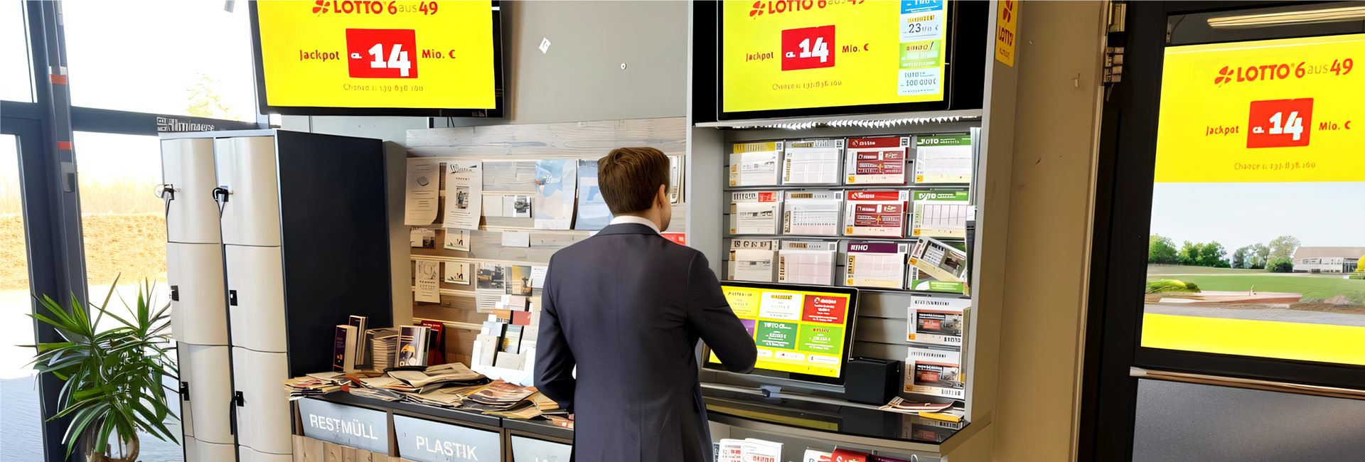 1.200 Interaktive Lotto-Terminals für Hamburg